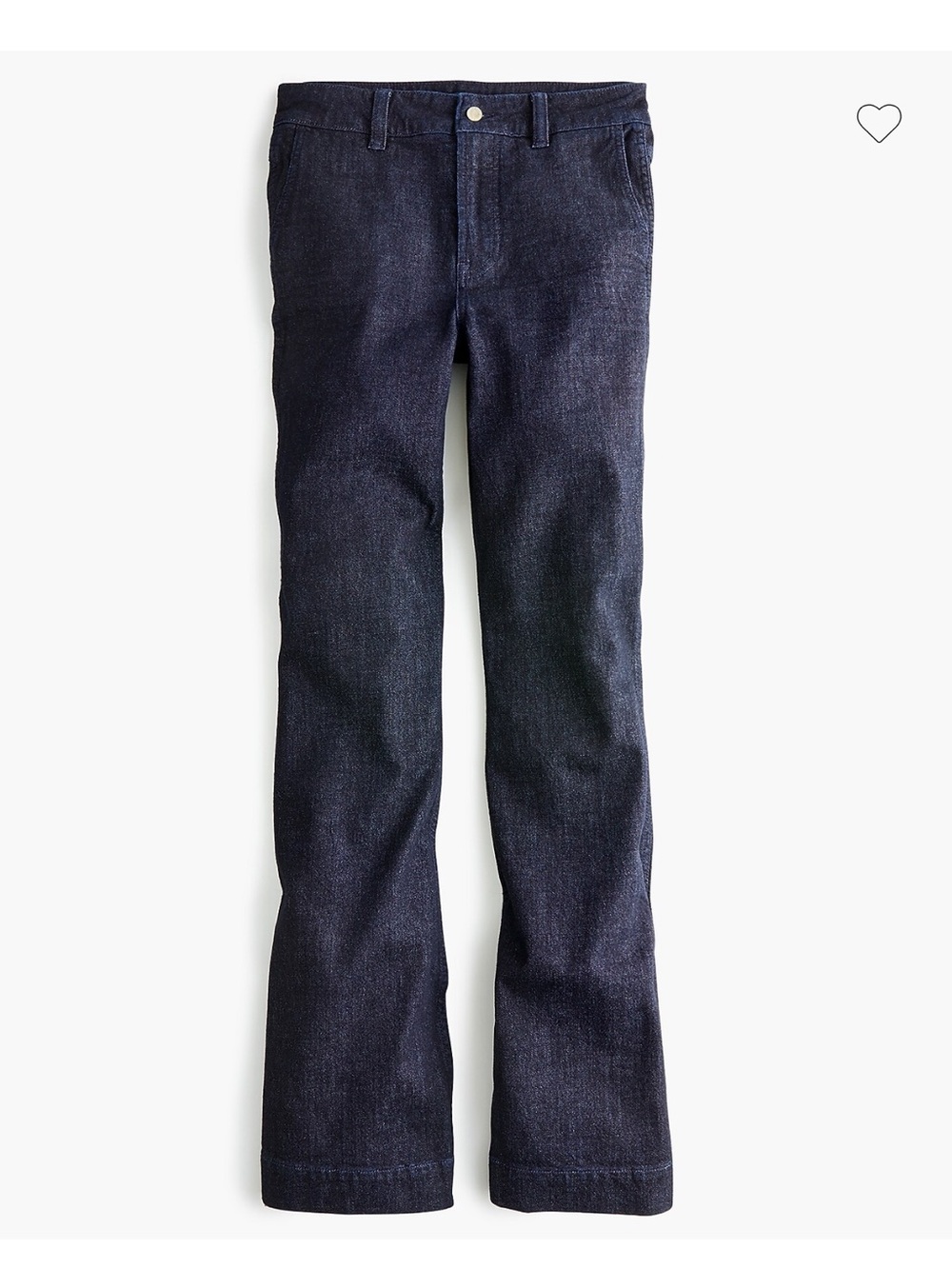J. Crew Denim Wide-leg trouser jean in classic rinse style K5219